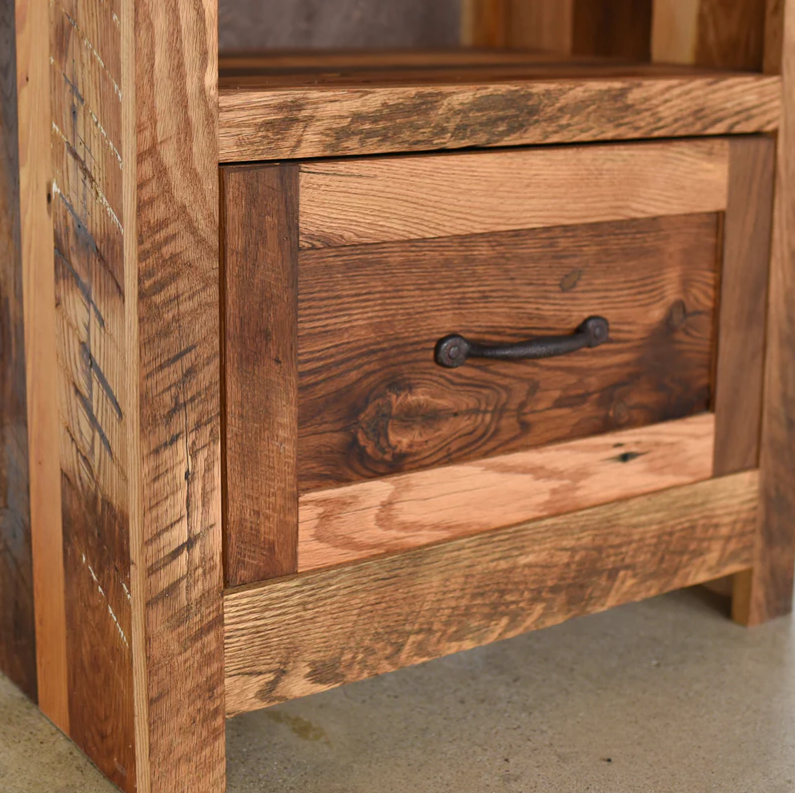 Reclaimed Wood Nightstand