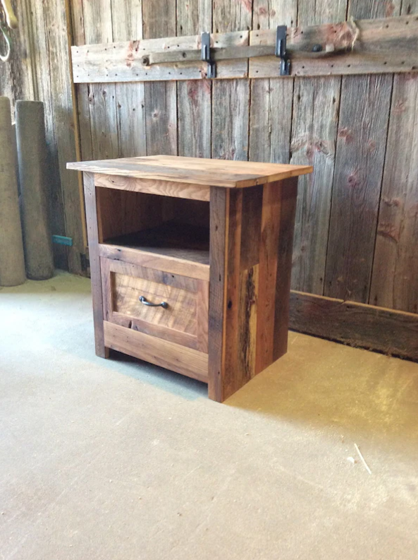 Reclaimed Wood Nightstand