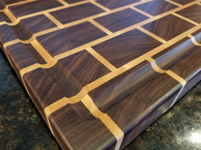 Walnut & Maple Endgrain Cutting Board