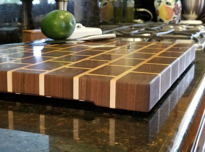 Walnut & Maple Endgrain Cutting Board