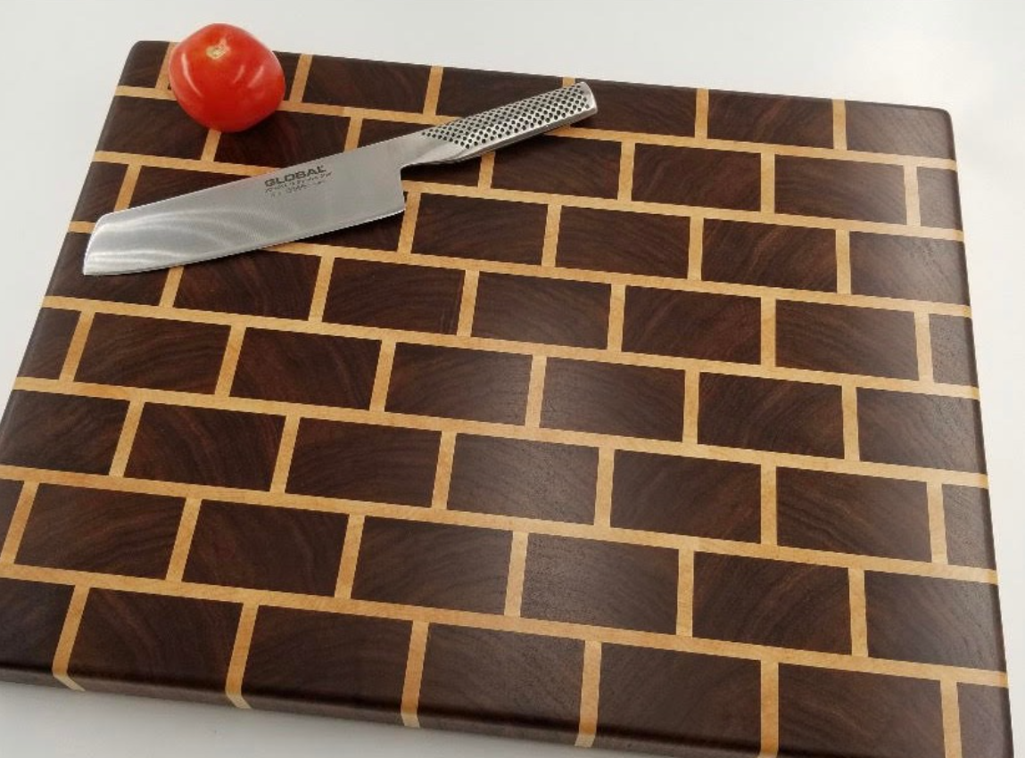 Walnut & Maple Endgrain Cutting Board