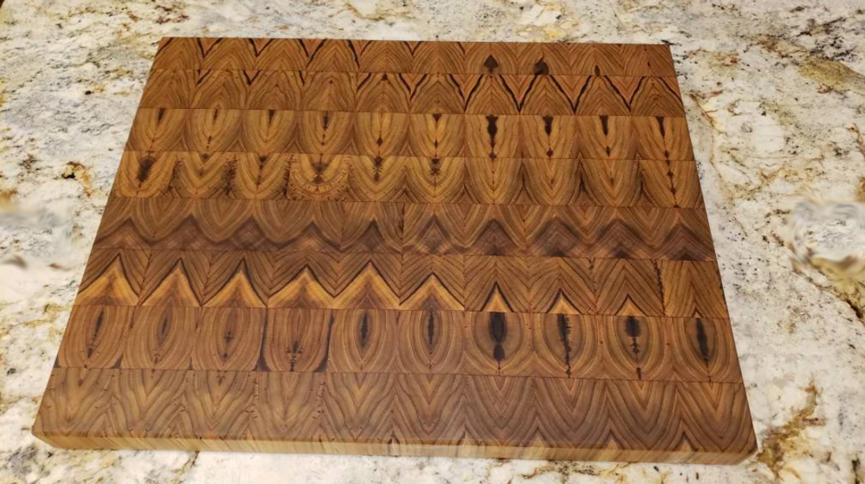 Large Teak End Grain Cutting Board